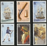 2005 B.I.O.T  Battle of Trafalgar SG.319-24 set 6 values U/M (MNH)