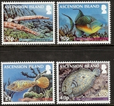2012 Ascension Is. SG.1129-32  Reef Fish 2nd Series set 4 values U/M  (MNH)