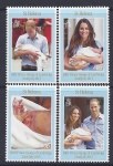 2013 St Helena - SG.1207-10  Birth of Prince George of Cambridge  set 4 values U/M (MNH)