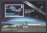 2014 Ascension Is. - MS.1213 Rosetta Mission 1st Landing on a Comet Mini Sheet. U/M (MNH)
