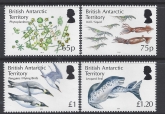 2014 British Antarctic. SG.654-7 Antarctic Food Web set 4 values U/M (MNH)