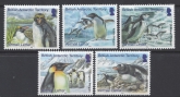 2014 British Antarctic SG.639-43  Penguins-  set 5 values U/M (MNH)