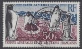 1962 French Antarctic SG.34 Adelie Penguin -  Very Fine Used