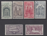 1931 Portugal - SG.853-8 Death Anniversary St. Anthony set 6 values mounted mint.