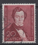 1951 Berlin - SG.B74 Death Centenary of Lortzing (composer) very fine used.
