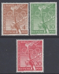 1952 Berlin - SG.B88-90 - Olympic Games Festival Berlin set 3 values U/M (MNH).