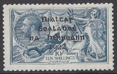 1922 KGV SG.21 10/- dull grey blue mounted mint.