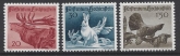 1946 Liechtenstein  SG.252-4 Animals set of 3 values U/M (MNH)