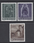 1958 Liechtenstein  SG.372-4 Christmas set 3 values U/M (MNH)