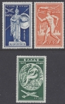 1954 Greece SG.725/7 N.A.T.O.  air set of 3 U/M (MNH)