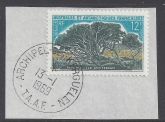 1969 French Antarctic - SG.29  12F Phylica (tree) very fine used.