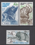 1979 French Antarctic - SG.130/2  Antarctic Fauna set 3 values. very fine used.