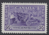 1942 Canada SG.387  50c violet.  (Munitions Factory) u/m (MNH)