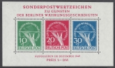 1949 Germany - Berlin (Western sectors) Berlin Relief Fund SG.MSB70a Mini Sheet u/m (MNH)