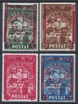 1945 Albania - SG.425-8  Red Cross Week. set 4 values M/M
