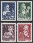 1949 Austria - SG.1162-5 Child Welfare Fund set of 4 values U/M (MNH)