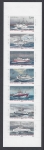 2015 French Antarctic SG.764a 'Flottila' booklet pane of 7values  u/m (MNH)