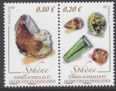 2016 French Antarctic SG.771/2  Minerals 2 values u/m (MNH)