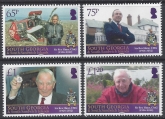 2013 South Georgia SG.586-9 Sir Rex Hunt CMG  set 4 values U/M (MNH)