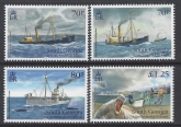 2015 South Georgia SG.647-50  Viola - Dias, last of the British Steam Trawlers. set of 4 values U/M  (MNH)