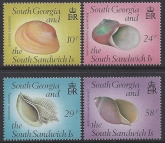 1988 South Georgia SG.179-82 Sea Shells set 4 values U/M (MNH)