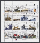 2004 South Georgia SG.364-79 Aspects of South Georgia sheetlet U/M (MNH)