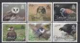 2016 Falkland Islands SG.1338-43 Birds of Prey set 6 values U/M (MNH)