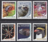 2015 South Georgia SG.656-61 Biodiversity set 6 values U/M (MNH)