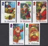 2015 St. Helena. SG.1247-51 Christmas set of 5 values U/M (MNH)