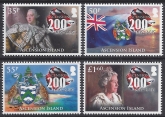 2015 Ascension Island SG.1233-6. Ascension 200 Bicentenary - set 4 values U/M (MNH)