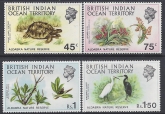 1971 British Indian Ocean Territory - SG.36-9 - Aldabra Nature Reserve. 4 values  u/m (MNH)