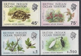 1971 British Indian Ocean Territory - SG.36-9 - Aldabra Nature Reserve. 4 values  u/m (MNH)