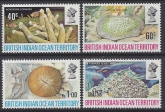 1972 British Indian Ocean Territory - SG.41-4  - Coral   set 4 values u/m (MNH)