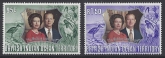 1972 British Indian Ocean Territory - SG.45-6  - Royal Silver Wedding   set 2 values u/m (MNH)