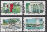 1991 British Indian Ocean Territory - SG.111-4  B.I.O.T Administration set 4 values  u/m (MNH)