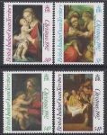 1992 British Indian Ocean Territory - SG.128-31 Christmas Religious Paintings.  set 4 values  u/m (MNH)