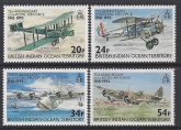 1993 British Indian Ocean Territory - SG.136-9  75th Anniversary of Royal Airforce.  set 4 values  u/m (MNH)