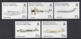 2008 British Indian Ocean Territory - SG.379-83 . 90th Anniversary of the Royal Air Force. set 5 values   u/m (MNH)