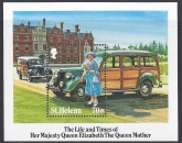 1985 St. Helena  MS.458 Life & Times of Queen Elizabeth the Queen Mother. mini sheet U/M (MNH)