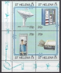 1990 St.Helena SG.566-9 Modern Telecommunication Links. set 4 values U/M (MNH)