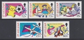 1993 St Helena - SG.648-52 Christmas Toys.  set of 5 values U/M (MNH)