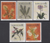 1994 St.Helena - SG.676-80 Flowers 2nd series  set 5 values U/M (MNH)