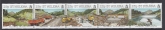 1995 St Helena  SG.685-9 Constuction of Harpers Valley Earth Dam set 5 values U/M (MNH)