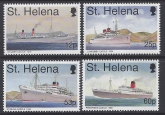 1996 St Helena SG.710-3 Union Castle Mail Ships (1st series) set of 4 values U/M (MNH)