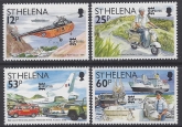 1996 St Helena SG.721-4 Capex 96 Toronto Mail Transport set 4 values U/M (MNH)