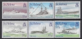 2001 St. Helena  SG.832-7 Royal Navy Ships of the 2nd World War set 6 values U/M (MNH)