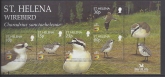 2002 St. Helena  MS.856 Birdlife International (1st Series) St. Helena Sand Plover. mini sheet. U/M (MNH)
