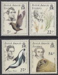 1985 British Antarctic  SG.143-6  Early Naturalists  U/M (MNH)