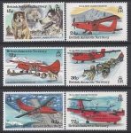 1994 British Antarctic. SG.240-5  Forms of Transportation.  set 6 values U/M (MNH)