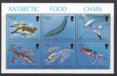 1994 British Antarctic. SG.250-5  Antarctic Food Chain.  set 6 values U/M (MNH)